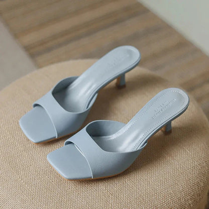 Kvinnors Sandaler med Fyrkantig Tå 10