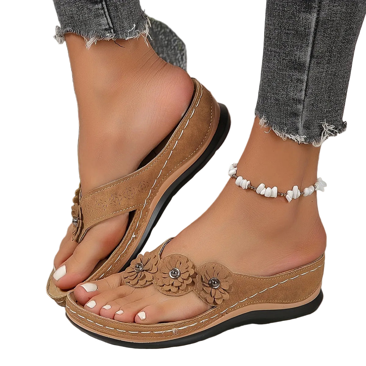 Kvinnors Sandaler med Justerbara Remmar 0
