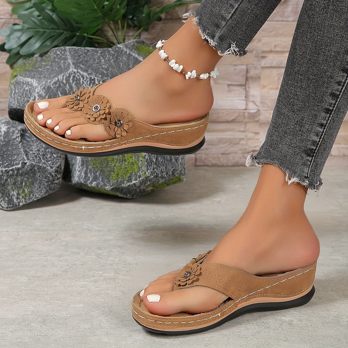 Kvinnors Sandaler med Justerbara Remmar 1