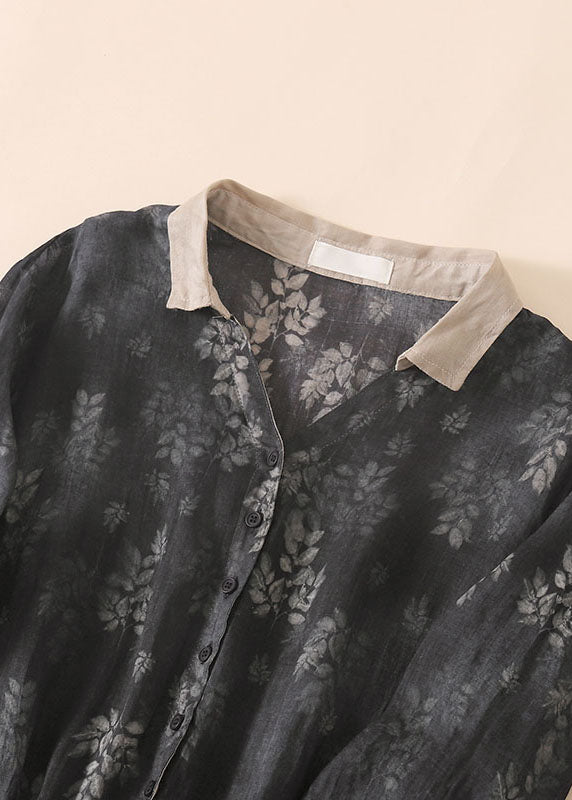 Kvinnors Semesterklänning med Peter Pan Krage 1