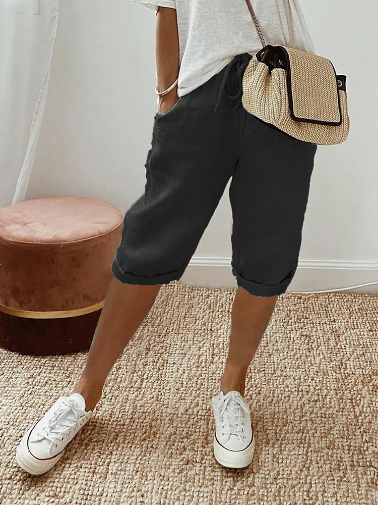 Kvinnors Shorts Avslappnad Stil 1