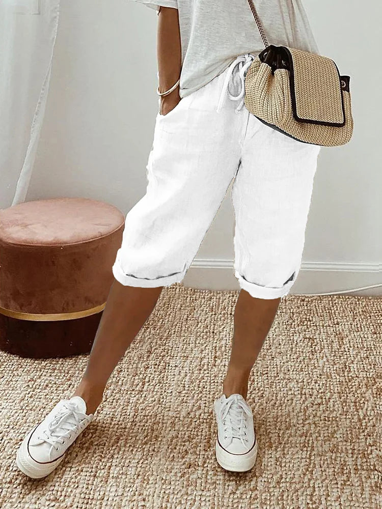 Kvinnors Shorts Avslappnad Stil 4