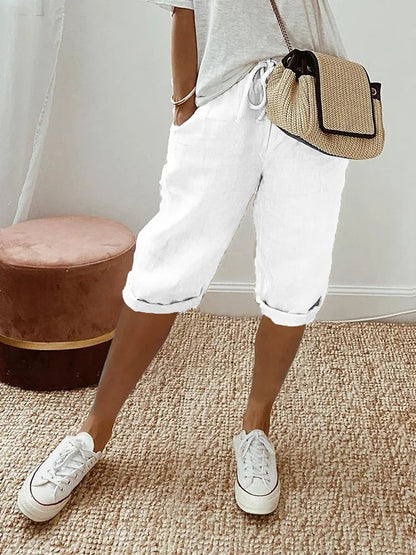 Kvinnors Shorts Avslappnad Stil 4