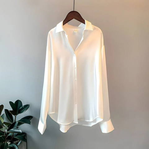 Kvinnors Sidenblus Chic 1