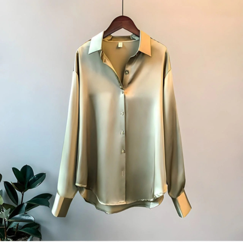 Kvinnors Sidenblus Chic 3