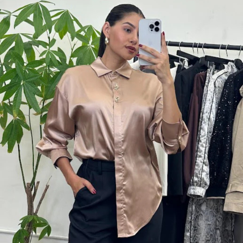 Kvinnors Sidenblus Chic 6