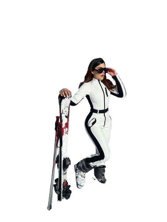 Kvinnors Skidoutfit Med Smickrande Midjebälte 0