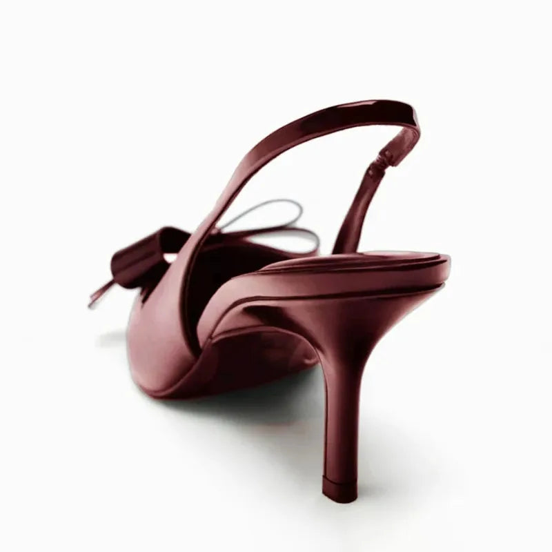Kvinnors Slingback Klackar 3