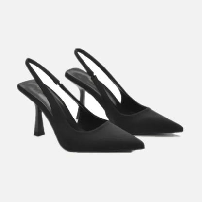Kvinnors Slingback Sandaler med Spetsig Tå 0