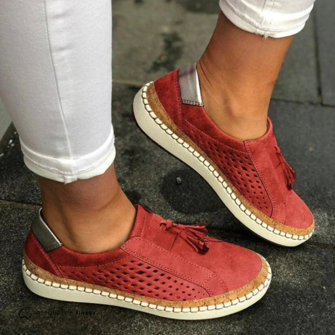 Kvinnors Slip-On Loafers Casual Stil 1