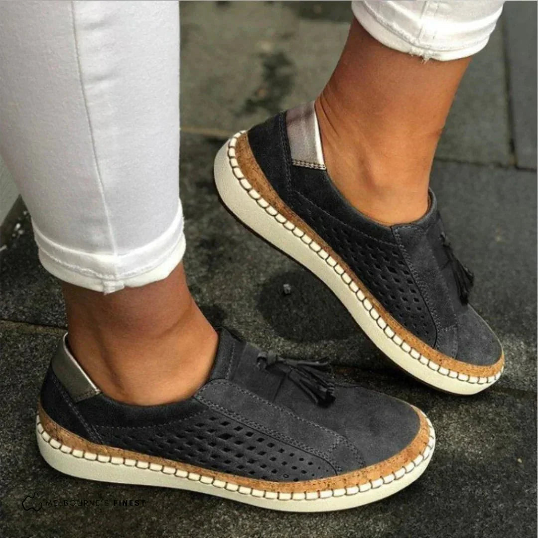 Kvinnors Slip-On Loafers Casual Stil 3