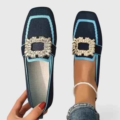 Kvinnors Slip-On Loafers med Utsmyckningar 1
