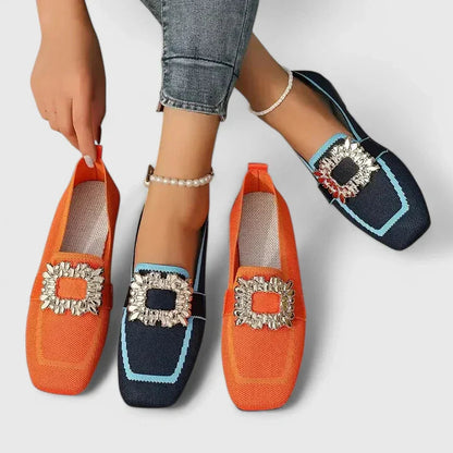 Kvinnors Slip-On Loafers med Utsmyckningar 2