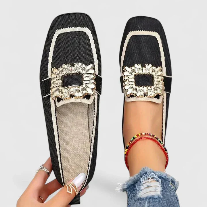 Kvinnors Slip-On Loafers med Utsmyckningar 3
