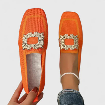 Kvinnors Slip-On Loafers med Utsmyckningar 4