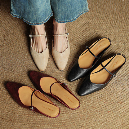 Kvinnors Slip-On Mules För Sommaren 6
