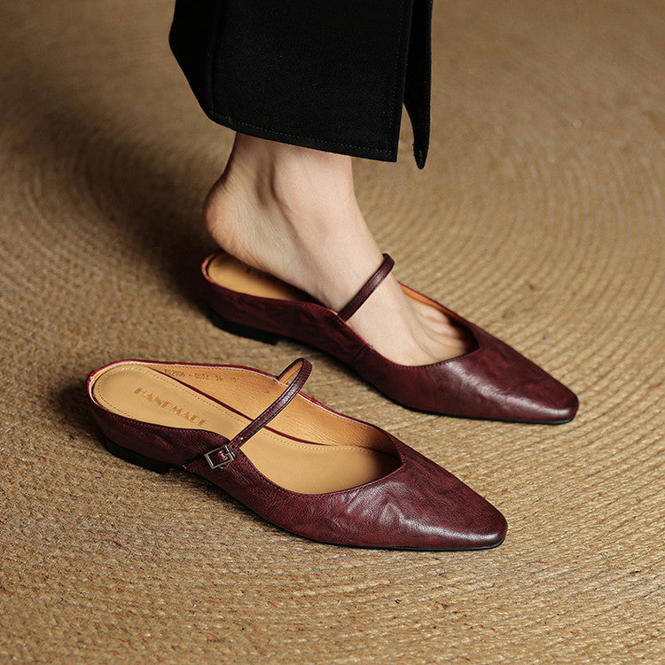 Kvinnors Slip-On Mules För Sommaren 7