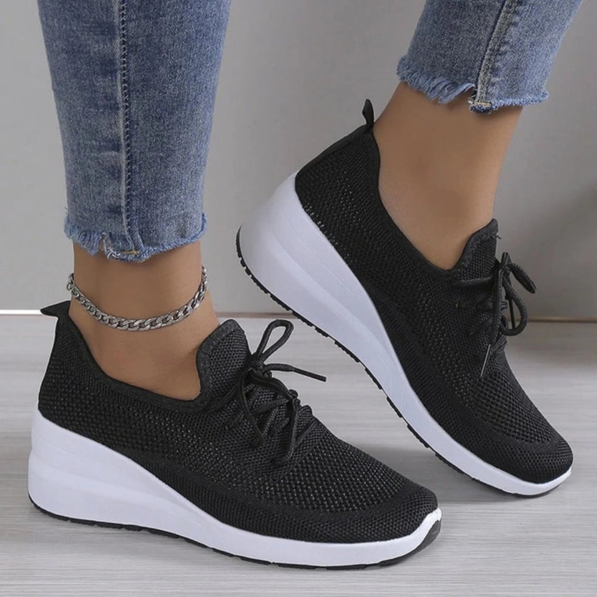 Kvinnors Slip-On Skor Bekväm Design 1