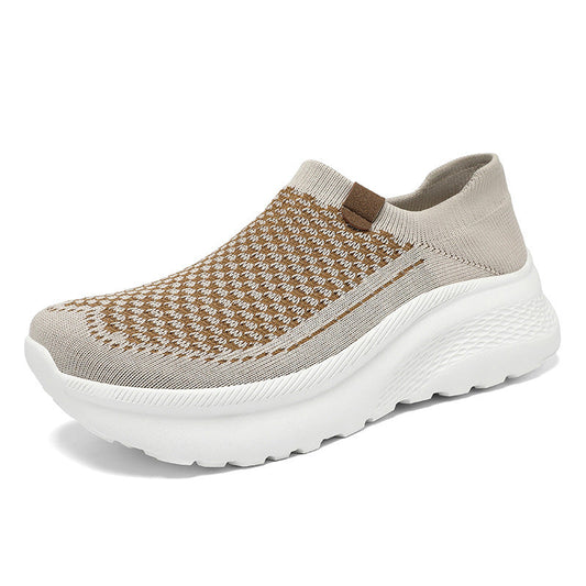 Kvinnors Slip-On Sneakers Elastisk Design för Aktiv Livsstil 0