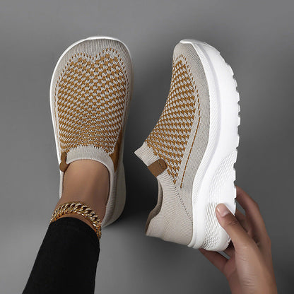Kvinnors Slip-On Sneakers Elastisk Design för Aktiv Livsstil 1