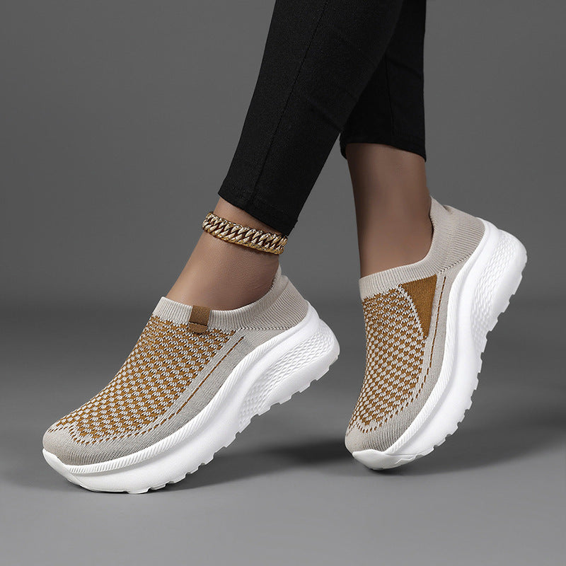 Kvinnors Slip-On Sneakers Elastisk Design för Aktiv Livsstil 2