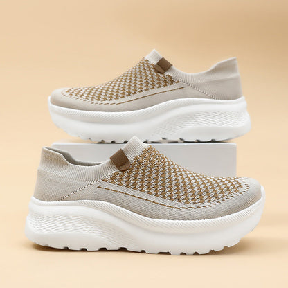 Kvinnors Slip-On Sneakers Elastisk Design för Aktiv Livsstil 3