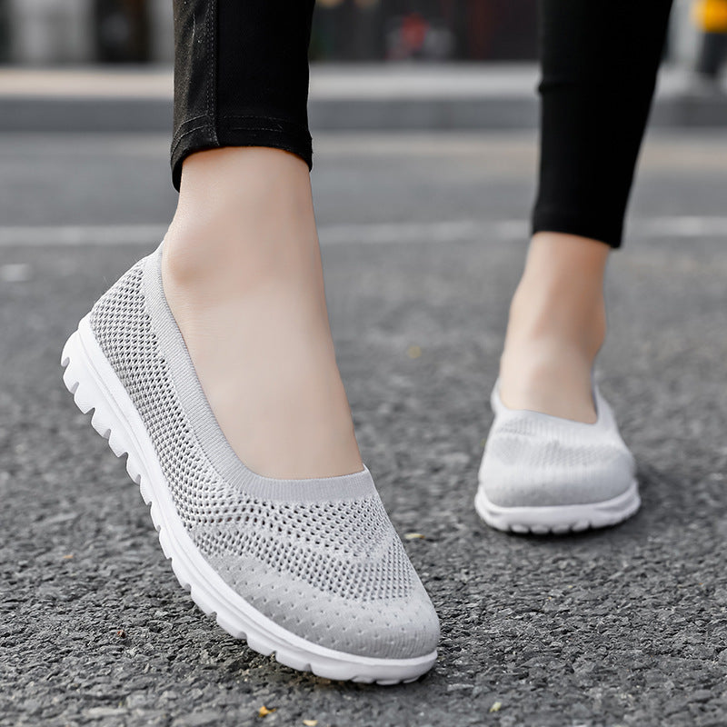 Kvinnors Slip-On Sneakers Lätta och Andningsbara 1