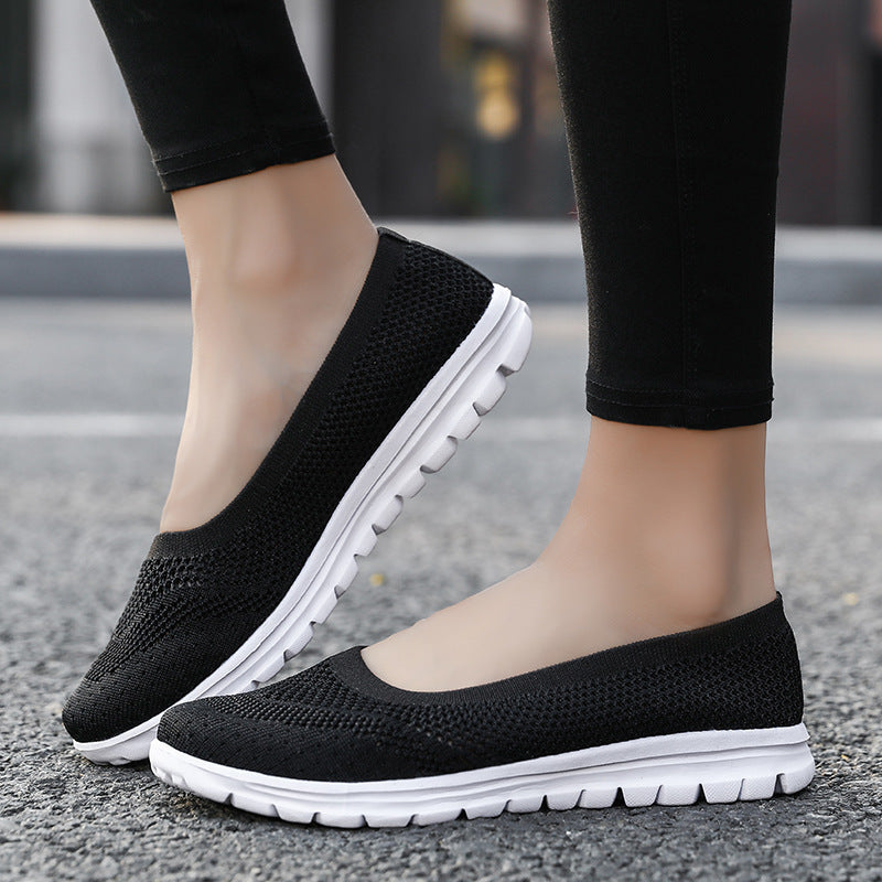 Kvinnors Slip-On Sneakers Lätta och Andningsbara 2