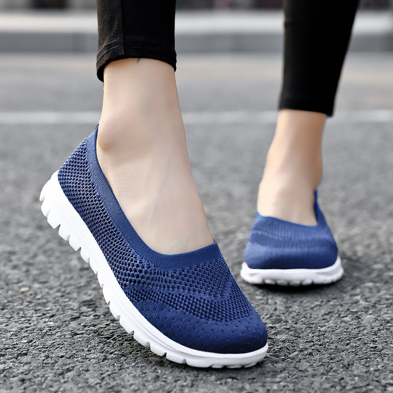 Kvinnors Slip-On Sneakers Lätta och Andningsbara 4