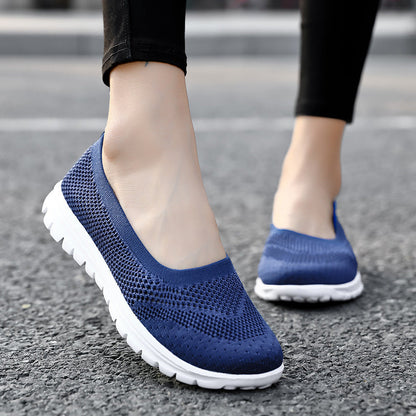 Kvinnors Slip-On Sneakers Lätta och Andningsbara 4
