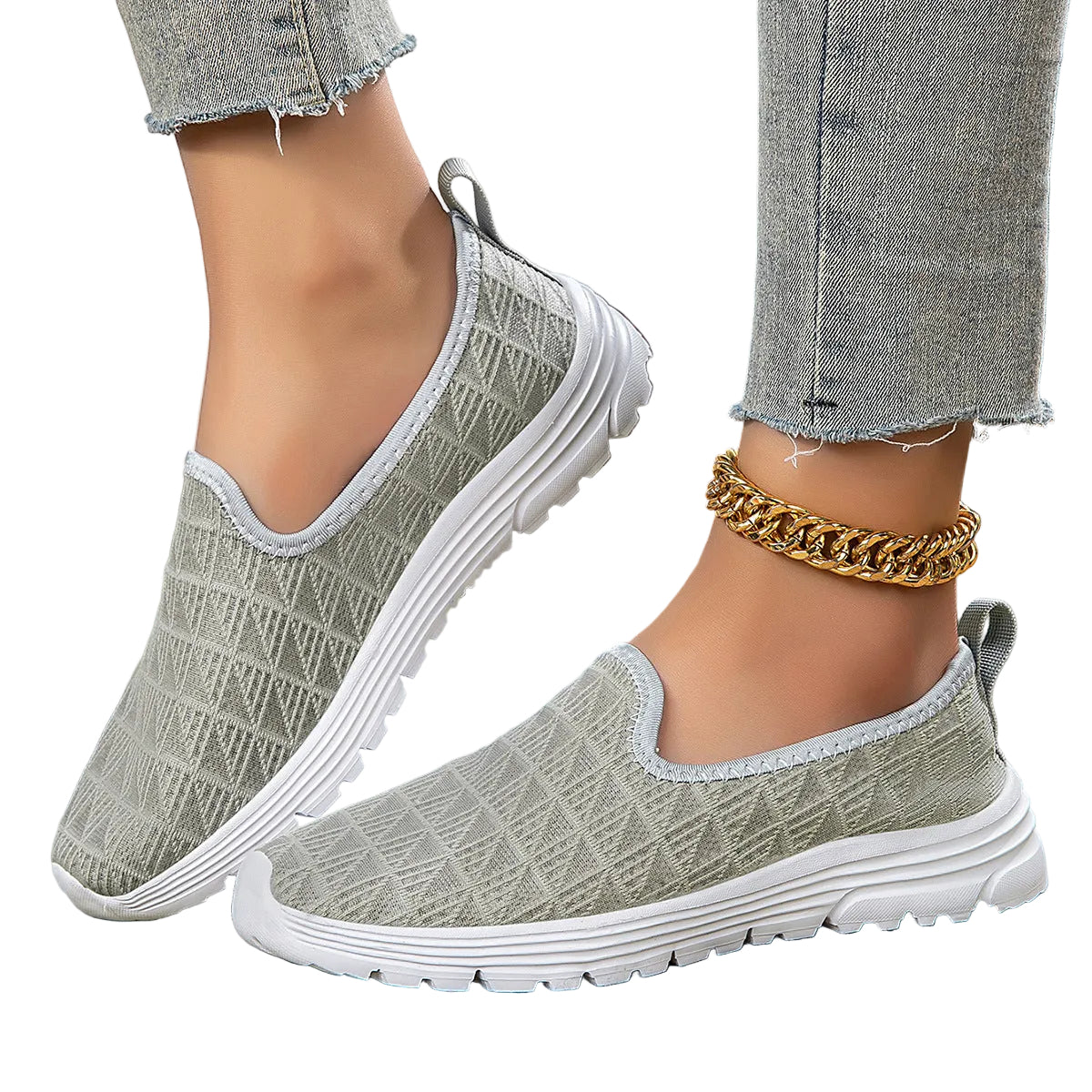 Kvinnors Slip-On Sneakers Modern Design 0