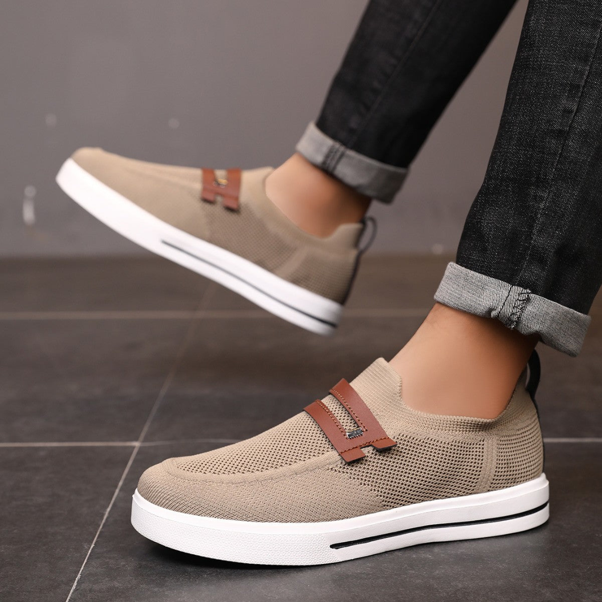 Kvinnors Slip-On Sneakers Modern Design 3