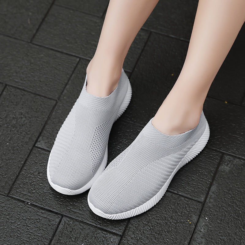 Kvinnors Slip-On Sneakers Trendig Design 3