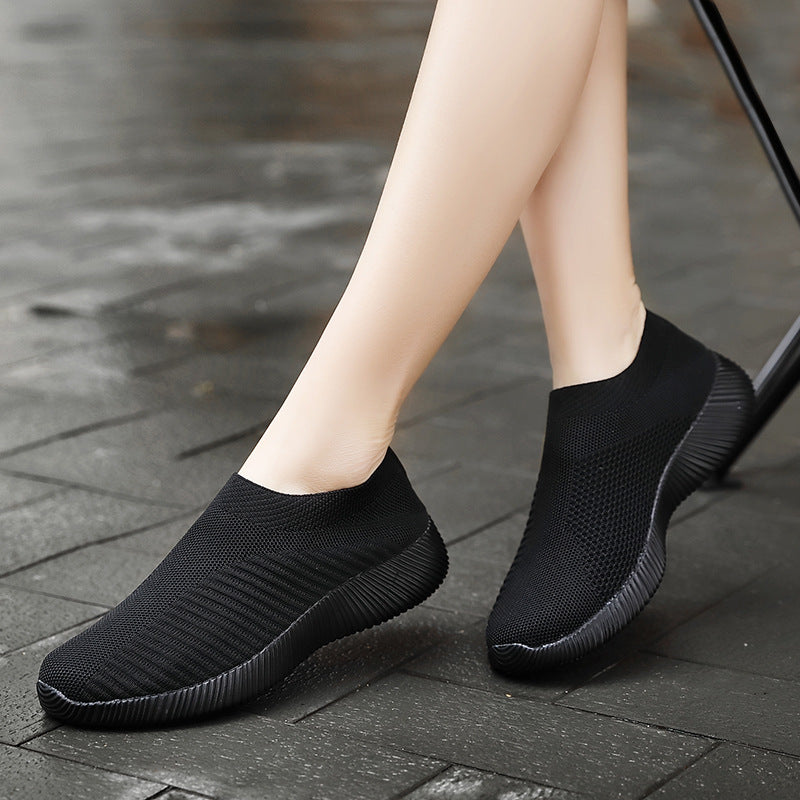 Kvinnors Slip-On Sneakers Trendig Design 4