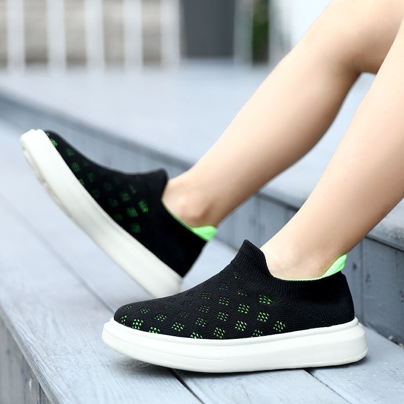Kvinnors Slip-On Sneakers Ventilerande Design 1