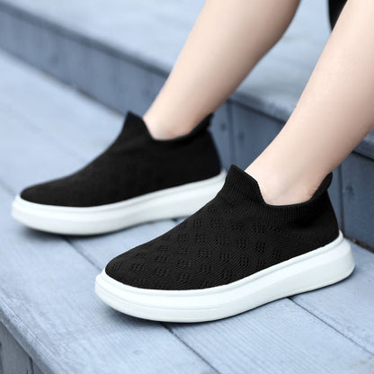 Kvinnors Slip-On Sneakers Ventilerande Design 3