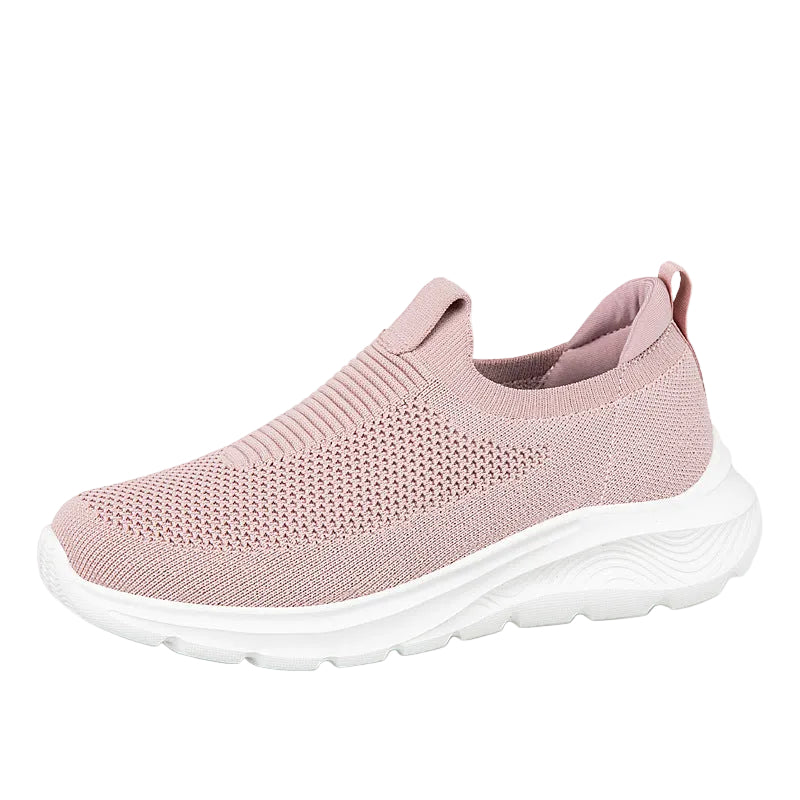 Kvinnors Slip-On Sneakers med Elastisk Design 0