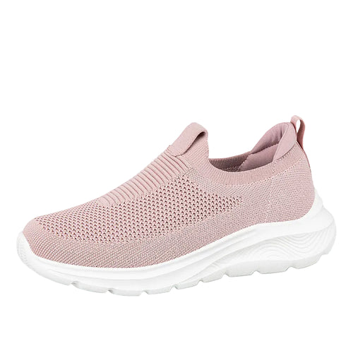 Kvinnors Slip-On Sneakers med Elastisk Design 0