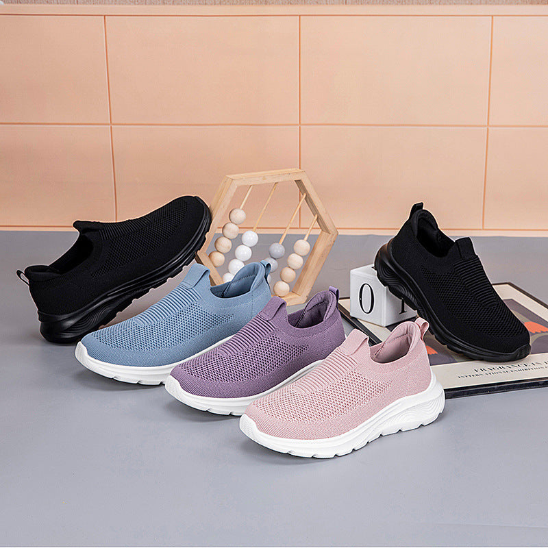 Kvinnors Slip-On Sneakers med Elastisk Design 3