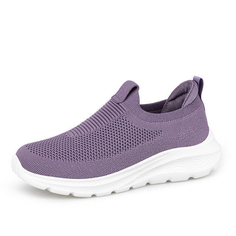 Kvinnors Slip-On Sneakers med Elastisk Design 6