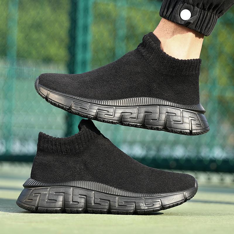 Kvinnors Slip-On Sneakers med Elastisk Topp 4