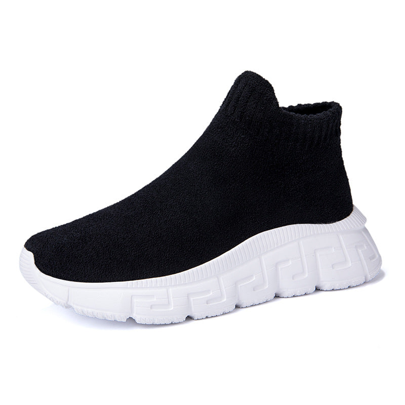 Kvinnors Slip-On Sneakers med Elastisk Topp 9