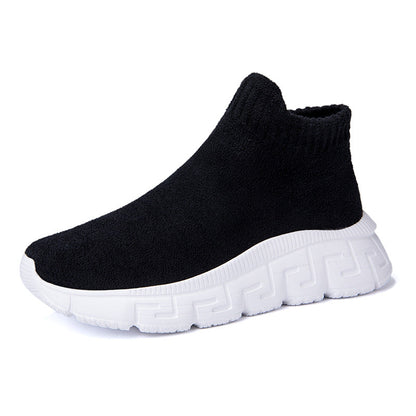 Kvinnors Slip-On Sneakers med Elastisk Topp 9
