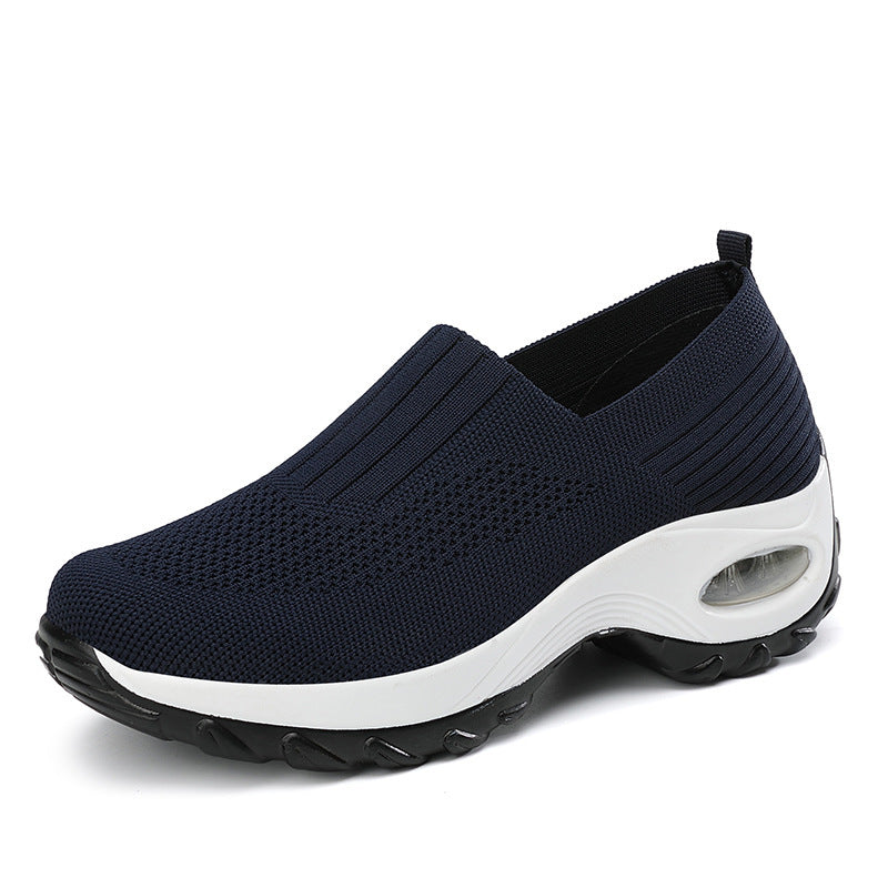 Kvinnors Slip-On Sportskor med Andningsbart Ovanmaterial 6