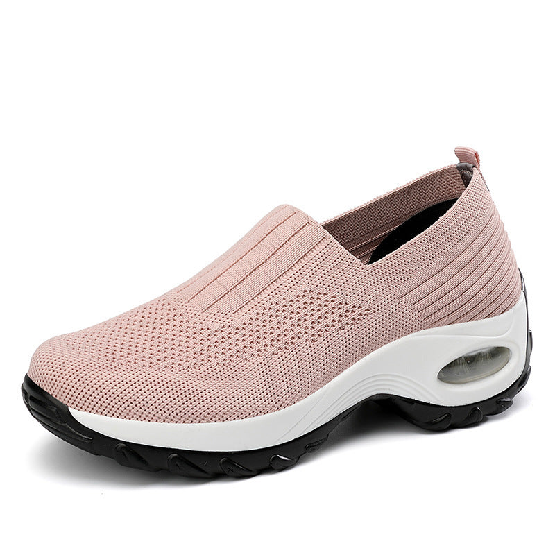 Kvinnors Slip-On Sportskor med Andningsbart Ovanmaterial 8