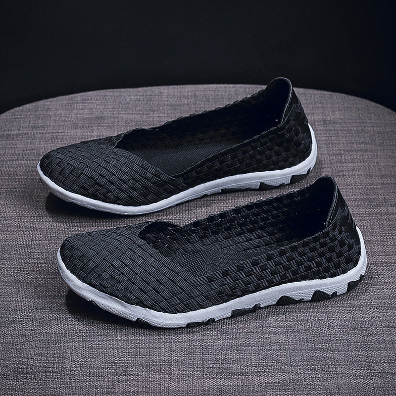 Kvinnors Slip-On Vardagsskor med Elastisk Sula 2