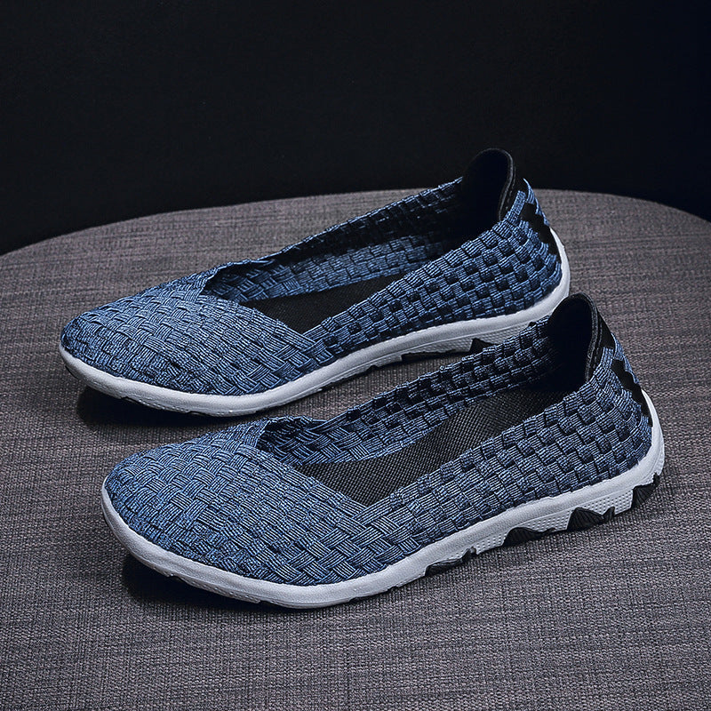 Kvinnors Slip-On Vardagsskor med Elastisk Sula 3