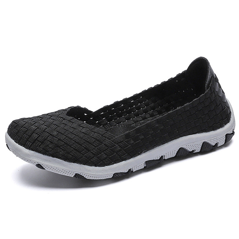 Kvinnors Slip-On Vardagsskor med Elastisk Sula 7