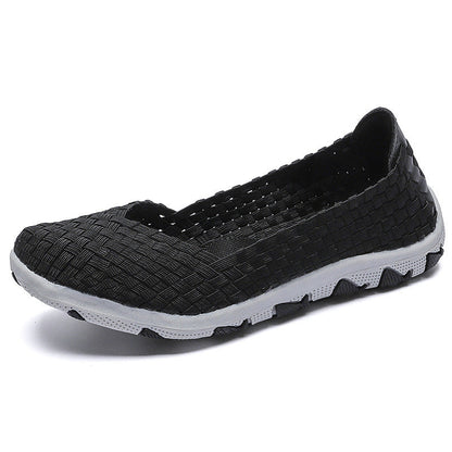 Kvinnors Slip-On Vardagsskor med Elastisk Sula 7