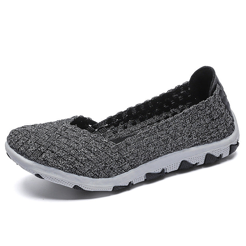 Kvinnors Slip-On Vardagsskor med Elastisk Sula 9